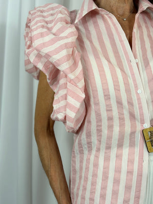 Stephanie shirt in candy pink