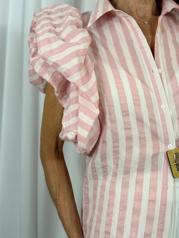 Stephanie shirt in candy pink