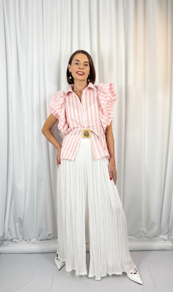 Stephanie shirt in candy pink