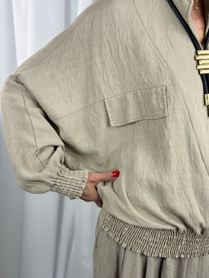 oporto top in mocha - Bond Street Store