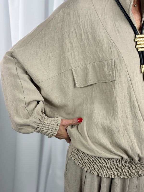 oporto top in mocha - Bond Street Store