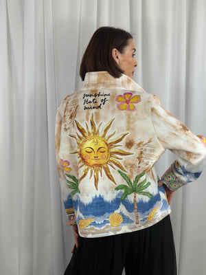 Rimini quirky jacket in sunshine