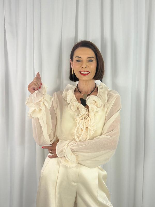 Marteen top in beige