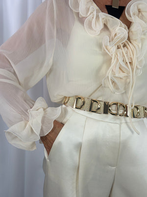 Marteen top in beige