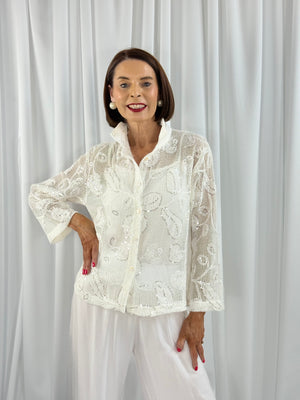 Leon Shirt in white - Bond Street Store