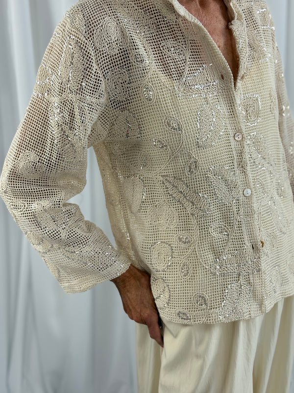 Leon Shirt in beige - Bond Street Store