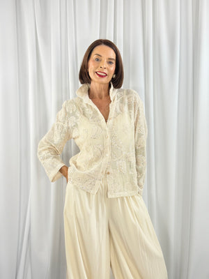 Leon Shirt in beige - Bond Street Store