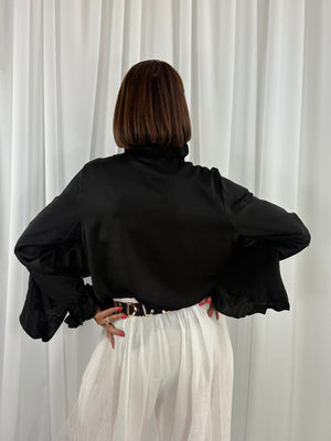 Santorini Top in black