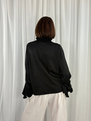 Santorini Top in black