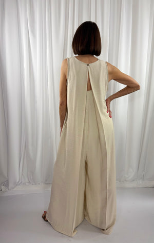 Cortina Jumpsuit in beige - Bond Street Store