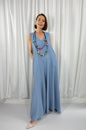 Cortina Jumpsuit in denim blue