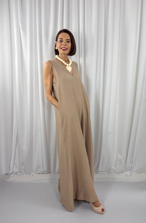 Cortina Jumpsuit in mocha