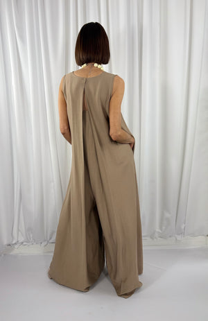 Cortina Jumpsuit in mocha