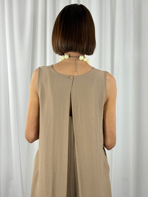 Cortina Jumpsuit in mocha