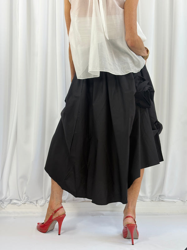 Kennedy 3d flower skirt in black - Pre order arrival date 28th April - Bond Street Store