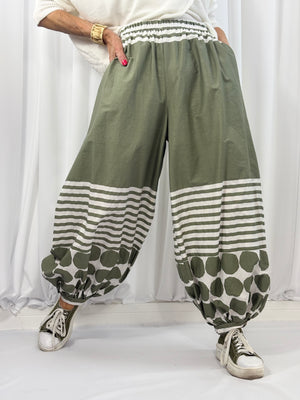 Petra Cocoon Trousers in sage