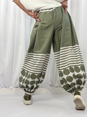 Petra Cocoon Trousers in sage