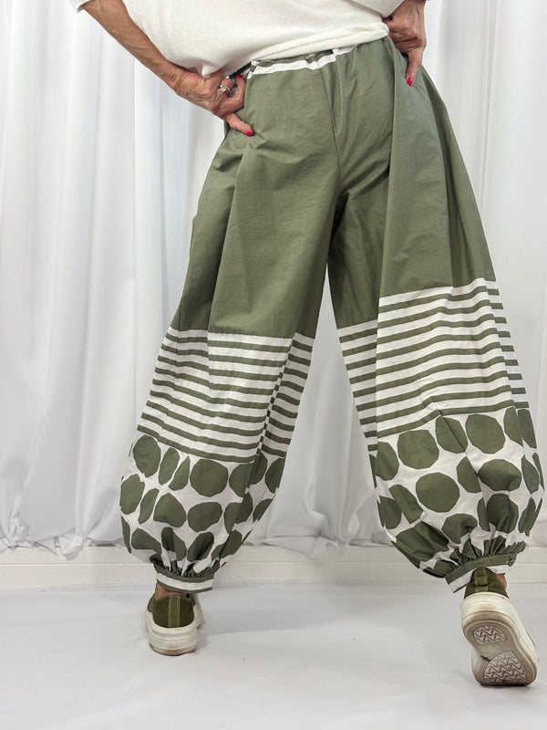 Petra Cocoon Trousers in sage