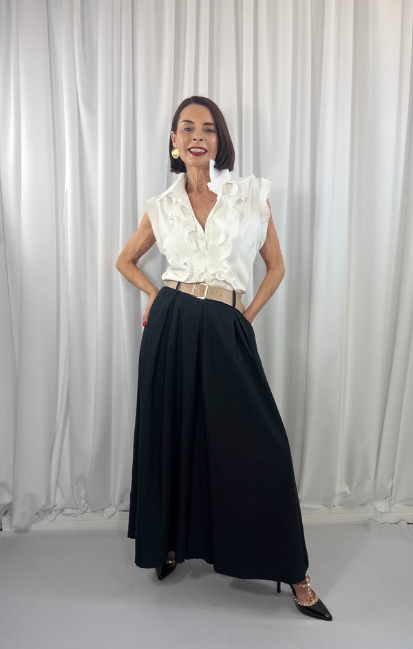 Rachel Palazzo trouser in black