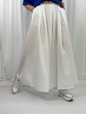 Rachel Palazzo trouser in white