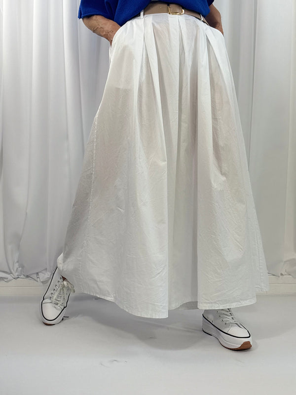 Rachel Palazzo trouser in white