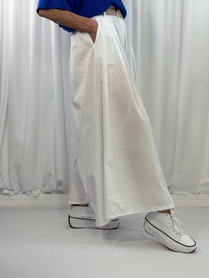 Rachel Palazzo trouser in white