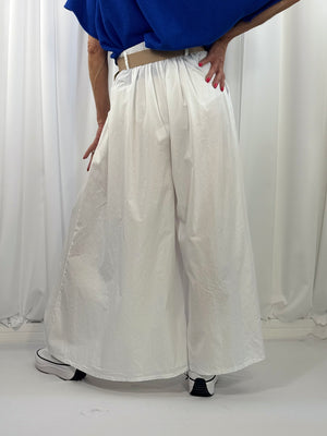 Rachel Palazzo trouser in white