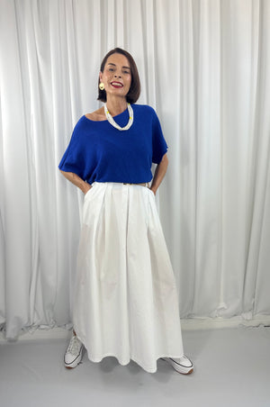 Rachel Palazzo trouser in white