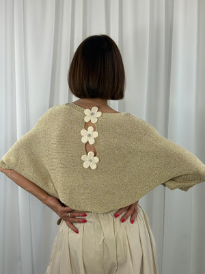Rachel knitwear in gold