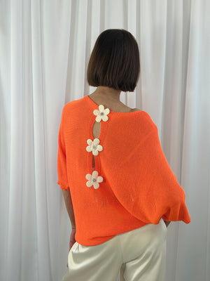 Rachel knitwear in vibrant orange - Pre order Arrival Date 6th May - Bond Street Store