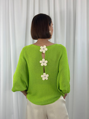 Rachel knitwear in apple green - Pre order Arrival date 6th May - Bond Street Store