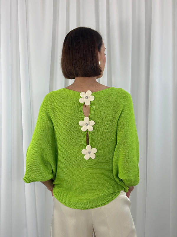 Rachel knitwear in apple green - Pre order Arrival date 6th May - Bond Street Store