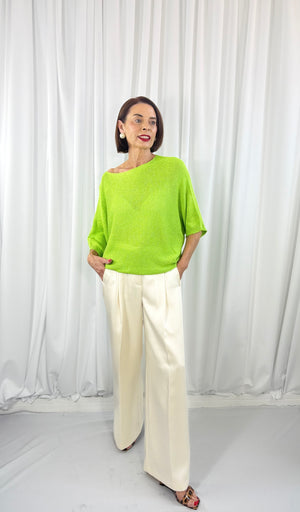 Rachel knitwear in apple green - Pre order Arrival date 6th May - Bond Street Store