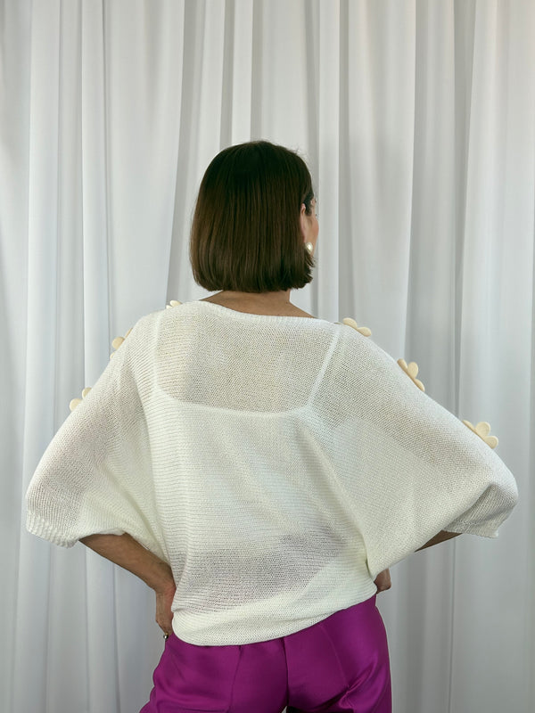 Ellis knitwear in white - Bond Street Store