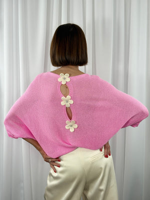 Rachel knitwear in baby pink - Bond Street Store