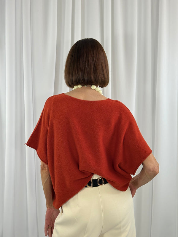 Saliyan knitwear in rust - Bond Street Store