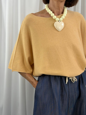 Saliyan knitwear in vanilla cream - Bond Street Store