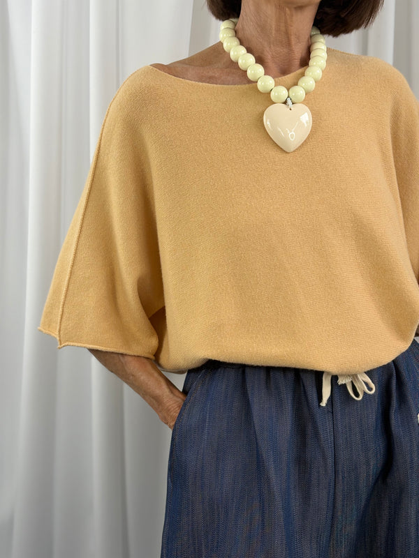 Saliyan knitwear in vanilla cream - Bond Street Store