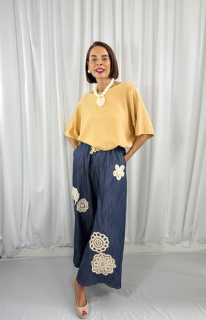 Saliyan knitwear in vanilla cream - Bond Street Store