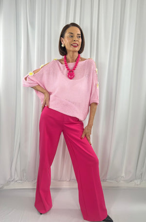Malibu knitwear in baby pink