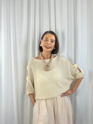Malibu knitwear in beige
