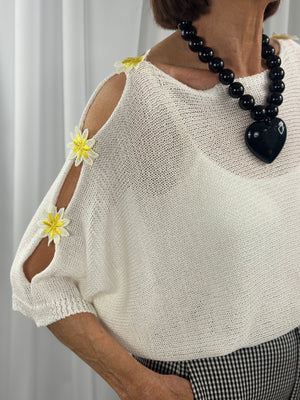 Malibu knitwear in white