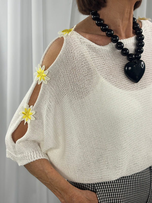 Malibu knitwear in white