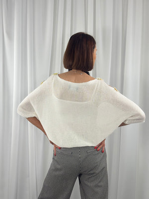 Malibu knitwear in white