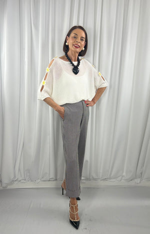 Malibu knitwear in white