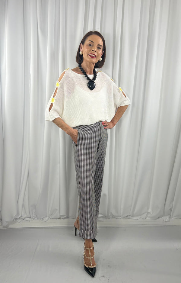 Malibu knitwear in white