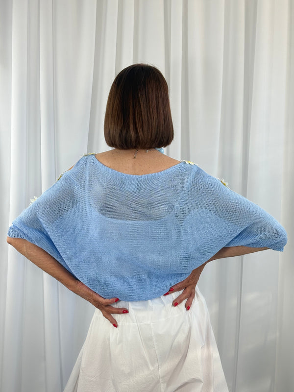 Malibu knitwear in baby blue