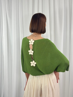 Rachel knitwear in olive green
