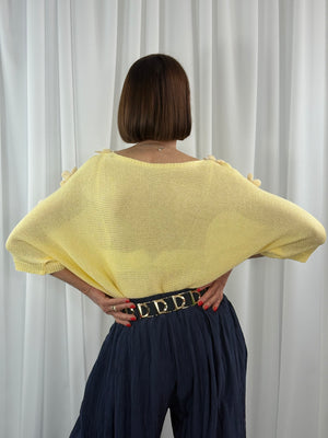 Ellis knitwear in lemon