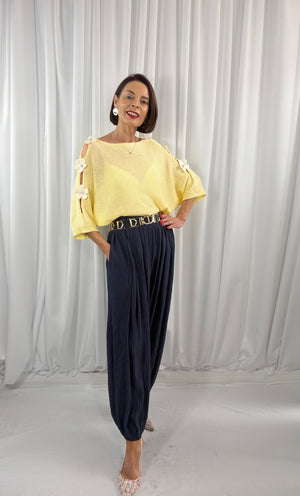 Ellis knitwear in lemon